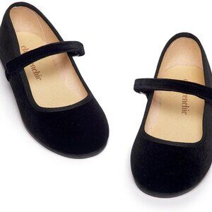 Black Velvet Mary Jane Shoe